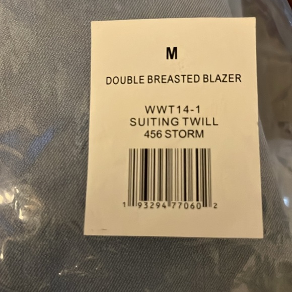 Revolve Weworewhat Double Breasted Blazer in Storm Blue - Picture 6 of 8